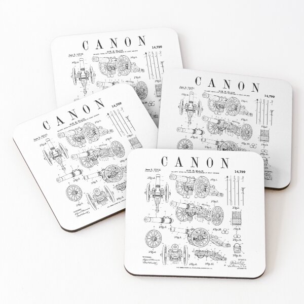 Item preview, Canon Medieval Ancient Ballistic Device Funny Vintage Patent designed and sold by GrandeDuc.