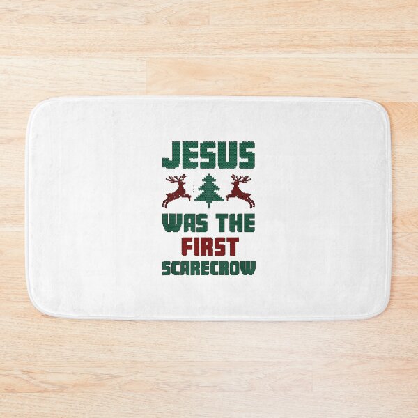 Item preview, Jesus was The First Scarecrow Ugly Sweater Style designed and sold by Coussahi.
