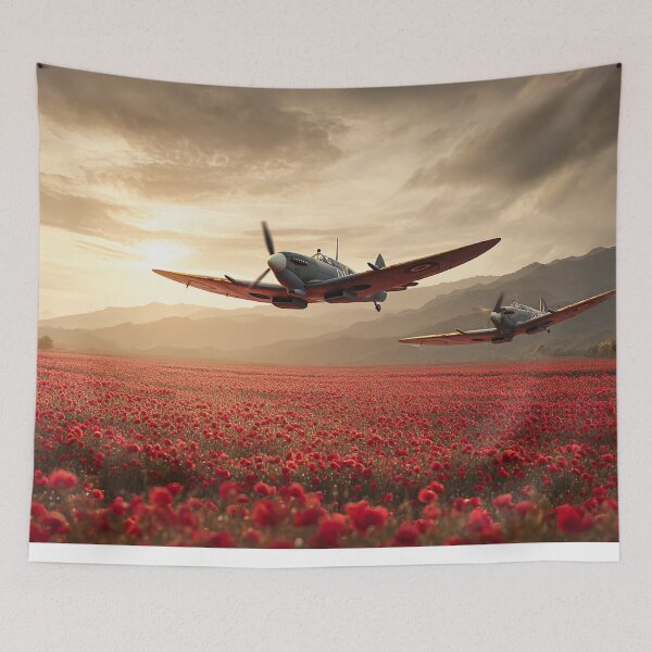 Item preview, Wings Above the Poppies designed and sold by Skyframe Aviation.