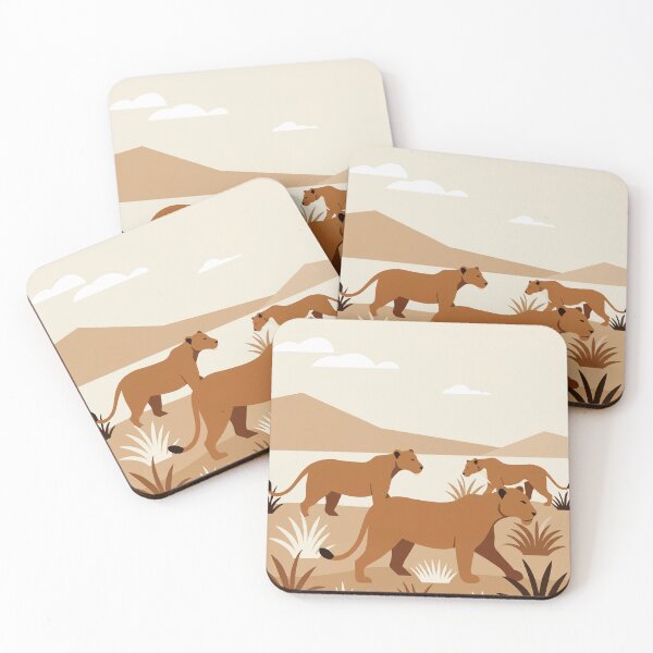 Item preview, Lionesses on safari designed and sold by Design4uStudio.