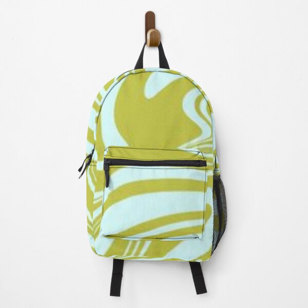 Item preview, Green abstract marbled wavy swirl modern retro pattern designed and sold by PATTERN4PATTERN.