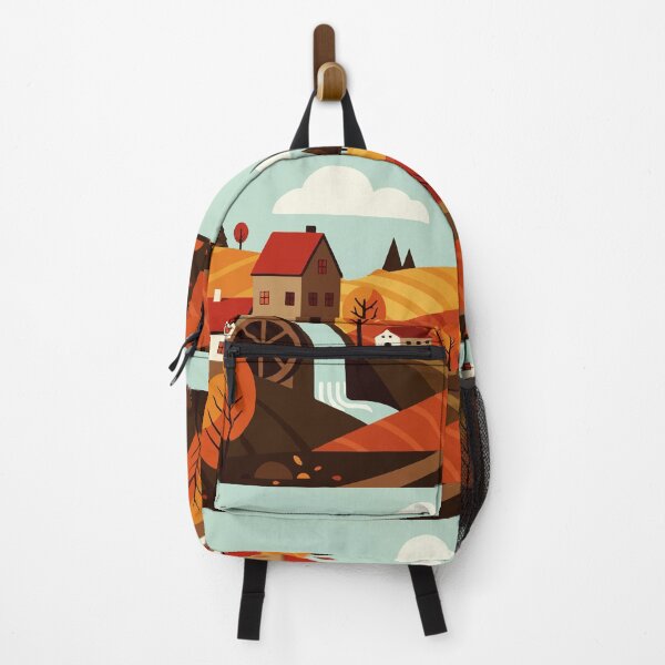 Item preview, Country house with water wheel designed and sold by Design4uStudio.