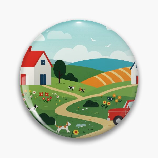 Item preview, Rural landscape designed and sold by Design4uStudio.