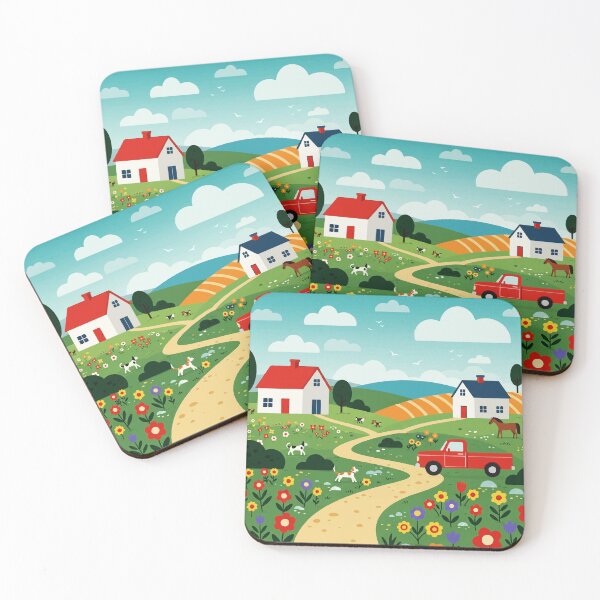 Item preview, Rural landscape designed and sold by Design4uStudio.