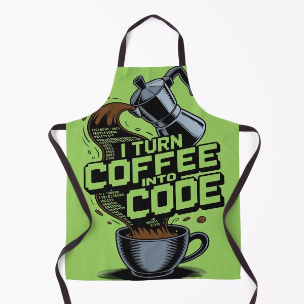 Item preview, I Turn Coffee Into Code – Funny Programmer Developer Gift designed and sold by RogueDroid.