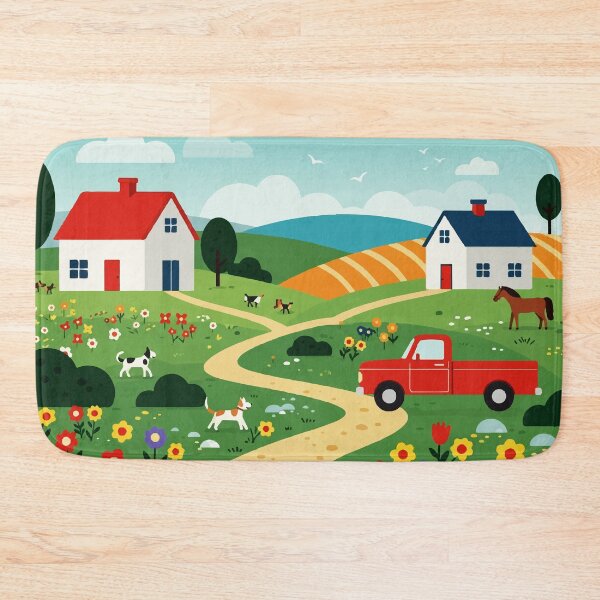 Item preview, Rural landscape designed and sold by Design4uStudio.