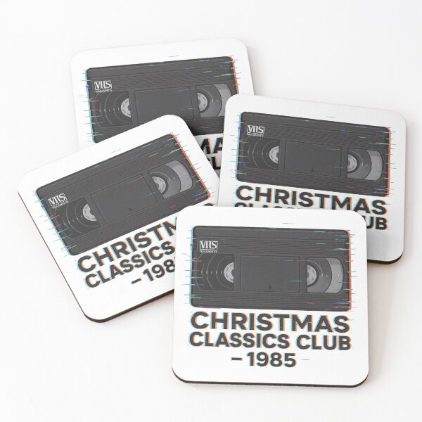 Item preview, Retro VHS Christmas – Christmas Classics Club 1985 | 80s Glitch Holiday Nostalgia designed and sold by B-M-Store.