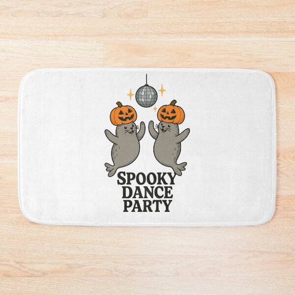 Item preview, Spooky Dance Party Baby Harbor Seals Halloween Design Cute and Spooky Art Inspiring Joy and Positivity for Ocean and marine life lovers designed and sold by ClinicalHubs.