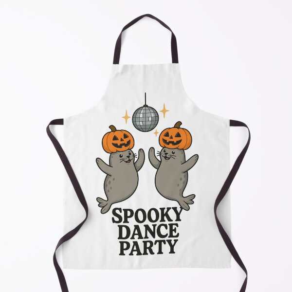 Item preview, Spooky Dance Party Baby Harbor Seals Halloween Design Cute and Spooky Art Inspiring Joy and Positivity for Ocean and marine life lovers designed and sold by ClinicalHubs.