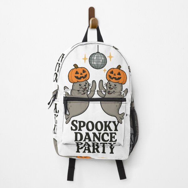 Item preview, Spooky Dance Party Baby Harbor Seals Halloween Design Cute and Spooky Art Inspiring Joy and Positivity for Ocean and marine life lovers designed and sold by ClinicalHubs.