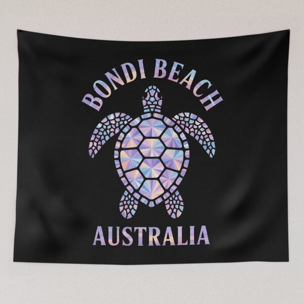Item preview, Bondi Beach, AUS Beach Design Tribal Turtle designed and sold by HellD3vil-Art.