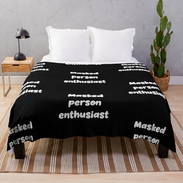 Item preview, “Masked person enthusiast” funny quote designed and sold by CraftsOfChaos.