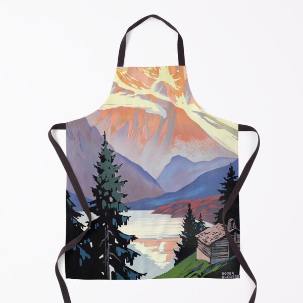 Item preview, Vintage Travel Poster | La Savoie Art Print | French Alps by Roger Broders | Art Deco Wall Decor for Rustic & Modern Homes designed and sold by artofuniverse.