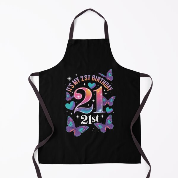 Item preview, 21st Birthday, Girl 21 years, Butterflies and Number designed and sold by MonsterBuddiess.