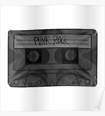 Punk Rock Music Cassette Tape Poster