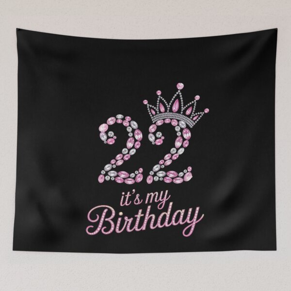 Item preview, 22 It's My Birthday 22nd Birthday 22 Years Old Bday  designed and sold by MonsterBuddiess.