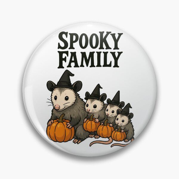 Item preview, Cute Opossum Family Halloween | Mom and Babies at Spooky Season | Cute and Spooky Art Inspiring Joy and Positivity for Animal lovers and families designed and sold by ClinicalHubs.