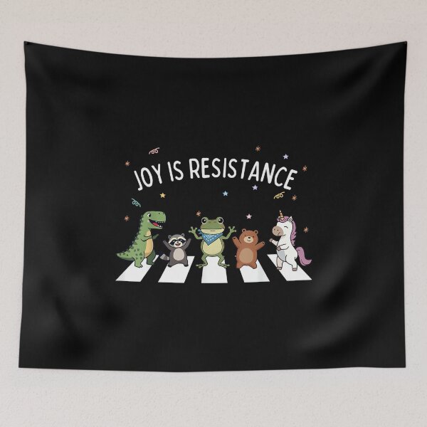 Item preview, Joy is Resistance Portland Frog Protest Resist designed and sold by Coussahi.