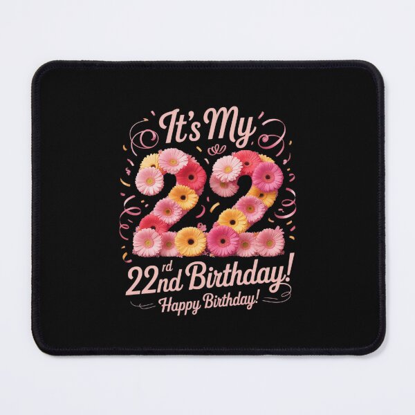 Item preview, 22 Year Old Birthday Women Flower Its My 22nd Birthday designed and sold by MonsterBuddiess.