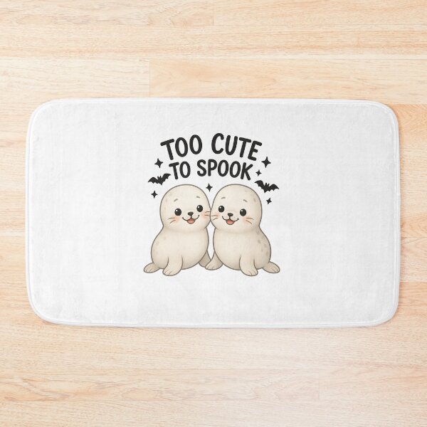 Item preview, Baby Harbor Seals Halloween Too Cute To Spook | Cute and Spooky Art Inspiring Joy and Positivity for Ocean and marine life lovers designed and sold by ClinicalHubs.