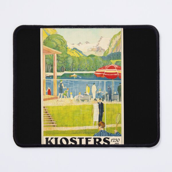 Item preview, Vintage Klosters Travel Poster | Art Deco Style | Swiss Alps Scenic Beauty | Early 20th Century Tourism & Leisure Art designed and sold by artofuniverse.