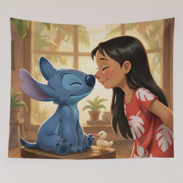 Item preview, Stitch and Lilo get close designed and sold by cloud lee.