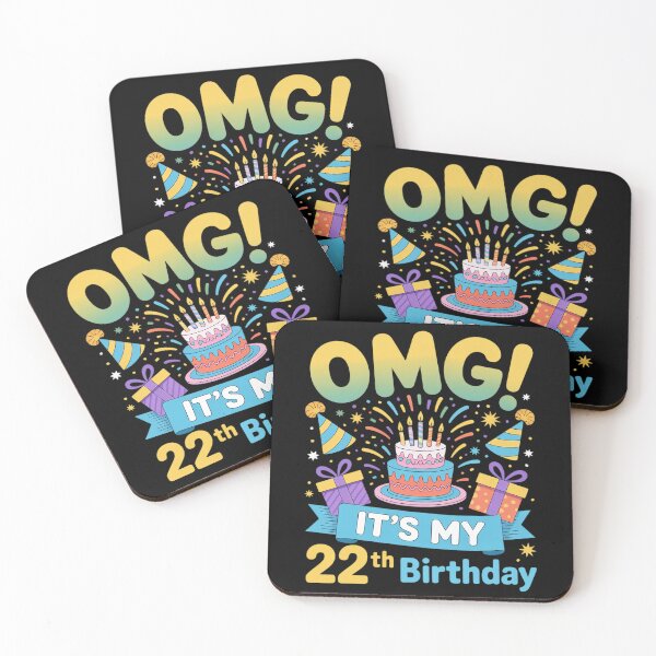 Item preview, 22 Year Old OMG It's My 22th Birthday  designed and sold by MonsterBuddiess.