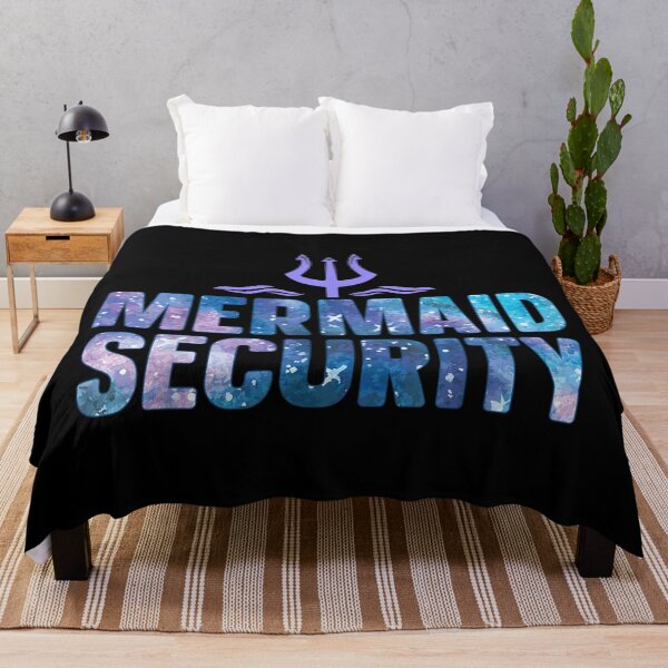 Item preview, Mermaid Security Galaxy Print Ocean Funny Ocean Trident designed and sold by HarinDonreka.