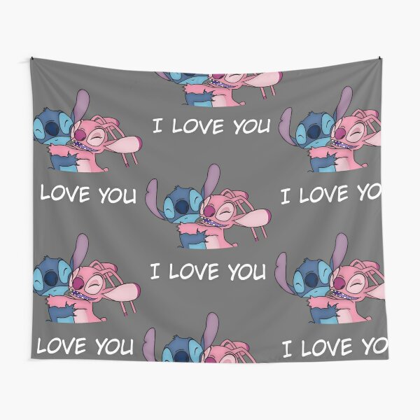 Stitch and Angel Kiss - Lilo And Stitch - Tapestry