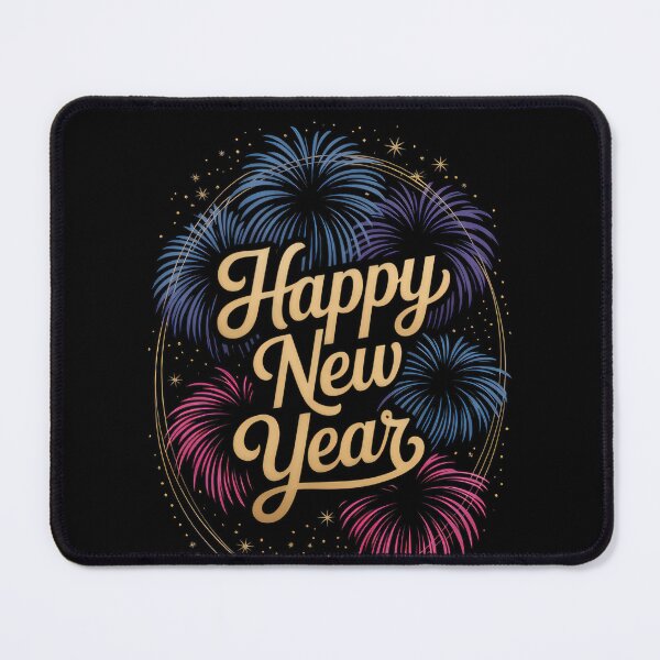 Item preview, Fireworks Frame Happy New Year designed and sold by sandrahofer-art.