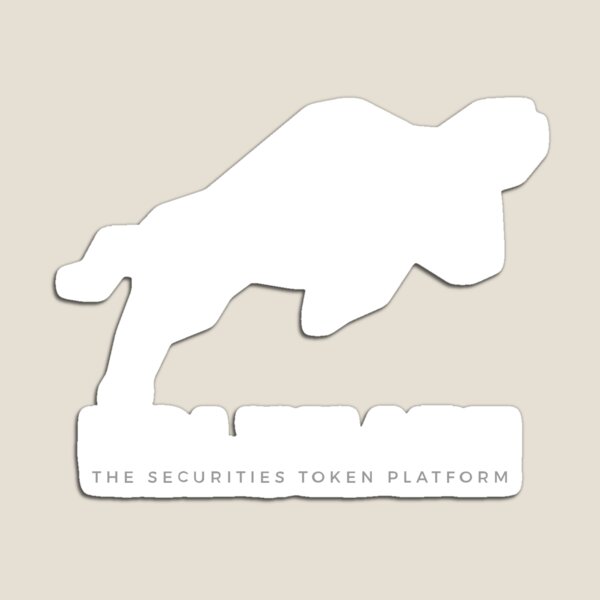 Polymath Network Logo Solid White Magnet