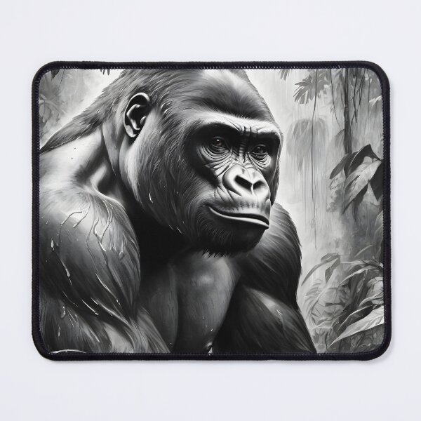 Item preview, gorilla designed and sold by WorldofCharcoal.