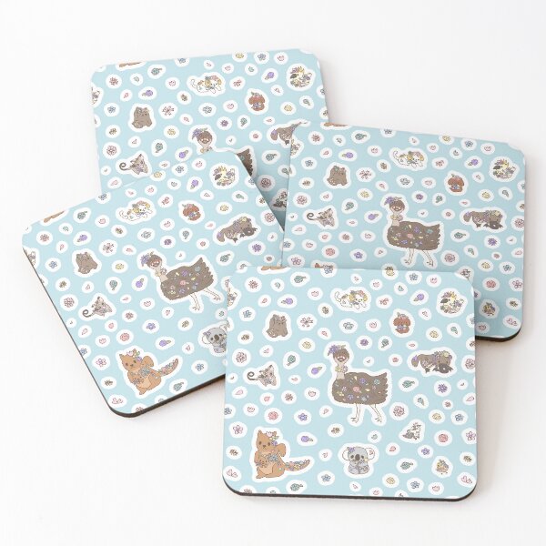 Item preview, Spring Aussie Animals (Blue) designed and sold by HarunaMcDesigns.