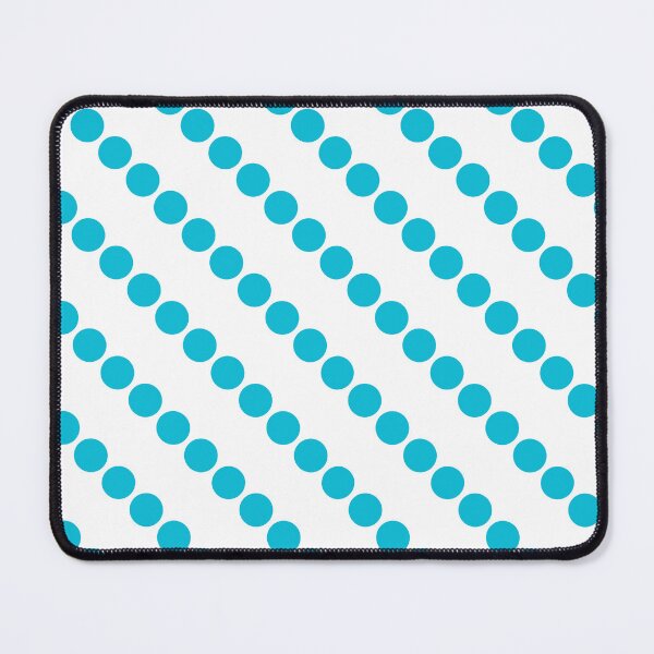 Item preview, Aqua Blue Polka Dots on White (CL) designed and sold by POLKAIWERX.