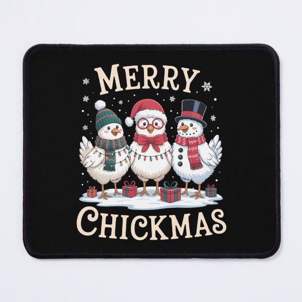 Item preview, Chicken Christmas Santa Hat Merry Chickmas Xmas Farm Animal designed and sold by Sunset4Bones.