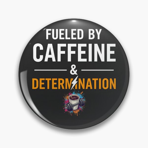 Item preview, Fueled by Caffeine & Determination – Motivational Gift & Apparel for Runners, Gym Lovers, and Triathletes designed and sold by endurothreads.