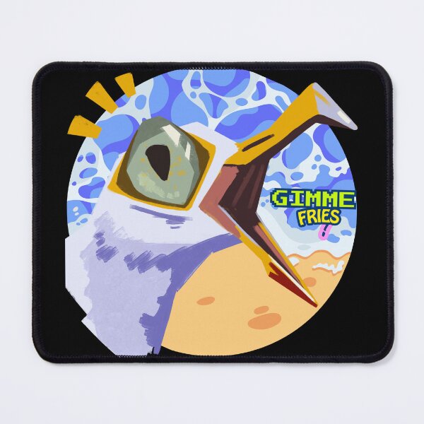 Item preview, Gimme Fries! Funny Seagull Meme designed and sold by AnaPixMar.