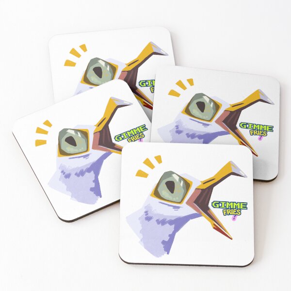 Item preview, Gimme Fries! Funny Seagull Meme designed and sold by AnaPixMar.