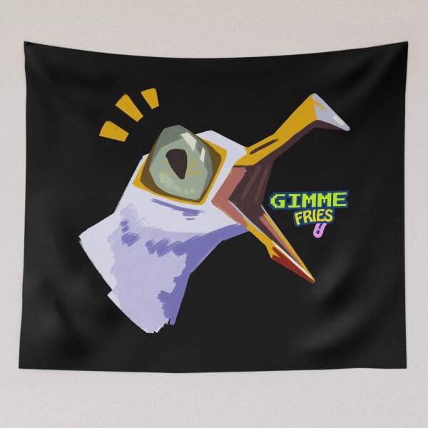 Item preview, Gimme Fries! Funny Seagull Meme designed and sold by AnaPixMar.