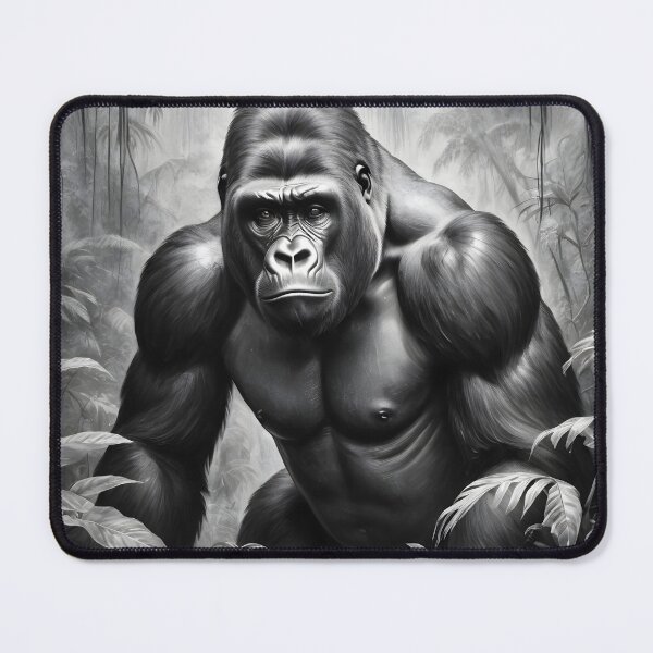 Item preview, gorilla designed and sold by WorldofCharcoal.