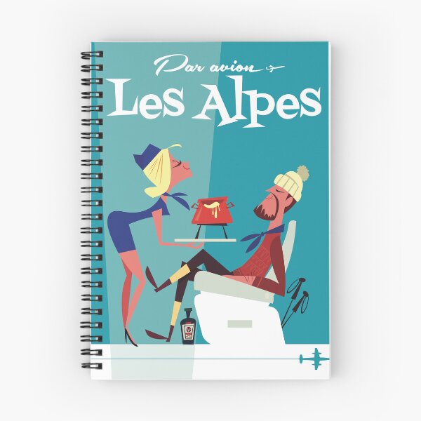 Artikelvorschau, Par Avion...Les Alpes-Plakat entworfen und verkauft von Gary Godel.