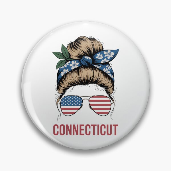 Item preview, Connecticut for Girls Connecticut proud State Flag designed and sold by HellD3vil-Art.