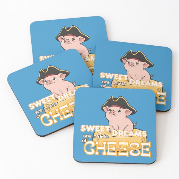 Item preview, Sweet Dreams Are Made of Cheese Funny Pig Design designed and sold by 8-Maxwell-8.