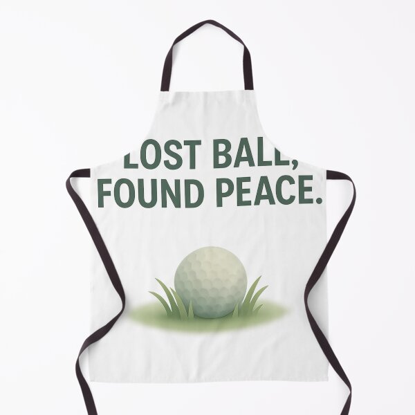 Item preview, Lost Ball, Found Peace – Minimalist Golf Quote for Calm Players designed and sold by OffsideMindset.