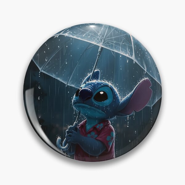 Item preview, Stitch holding an umbrella designed and sold by cloud lee.