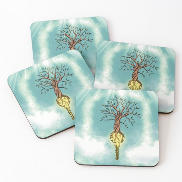 Item preview, The Key to Growth – Surreal Tree Art of Life and Enlightenment designed and sold by DBL-theartist.