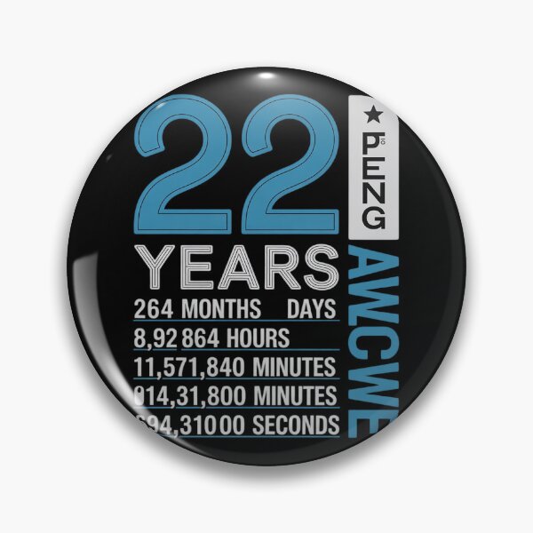 Item preview, 22nd Birthday 22 Years of Being Awesome  designed and sold by GGrizeldaRivas.