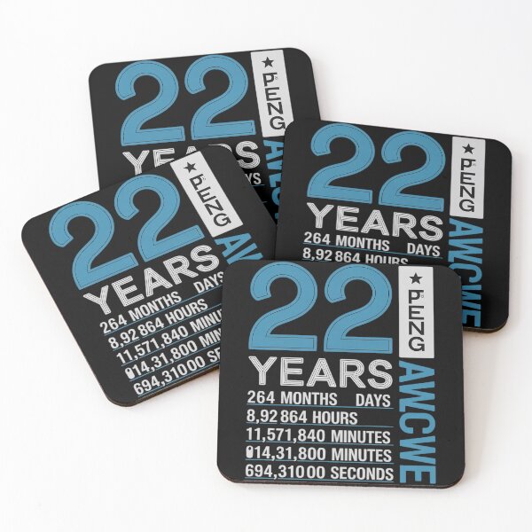 Item preview, 22nd Birthday 22 Years of Being Awesome  designed and sold by GGrizeldaRivas.