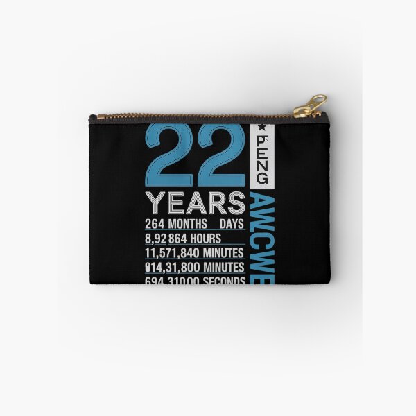 Item preview, 22nd Birthday 22 Years of Being Awesome  designed and sold by GGrizeldaRivas.