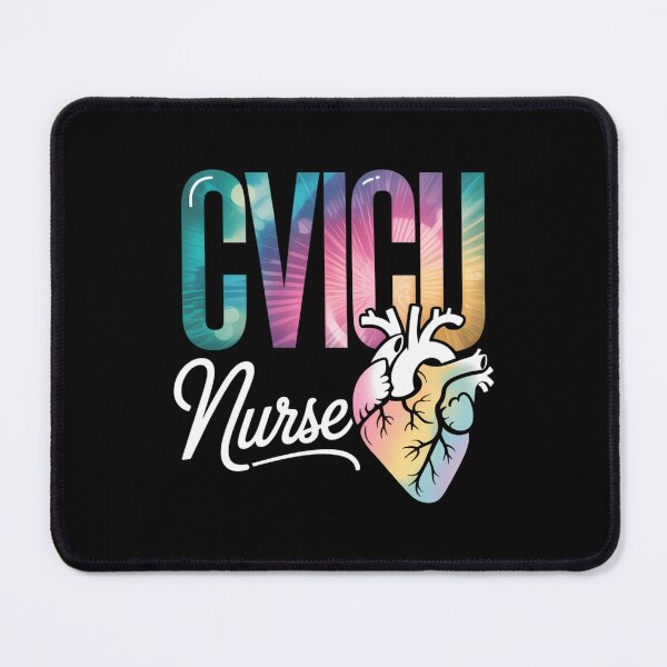Item preview, Cvicu Nurse Heart Tie Dye, CV ICU Nurse Life designed and sold by HellD3vil-Art.